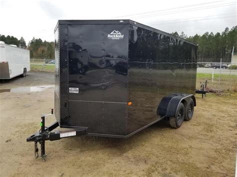 New 7x14 Blackout Package Rock Solid Cargo Cargo Trailers For Sale