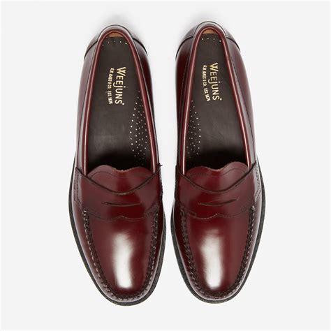 Ghbass Leather Bass Weejun Logan Penny Loafer For Men Lyst