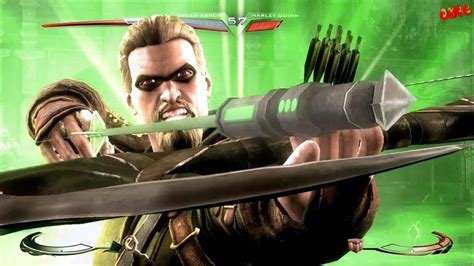 Injustice Gods Among Us Green Arrow Arcade Ladder Playthrough With