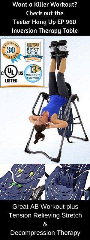Teeter Hang Up Ep 960 Inversion Therapy Table Review Reviews Right