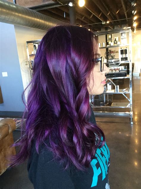 Bright Purple Hair Color Purple Hair Purple Hair Bright Purple Hair