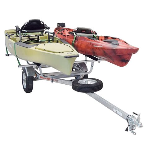 800 Lb Capacity Malone Microsport 2 Bunk Fishing Kayak Trailer