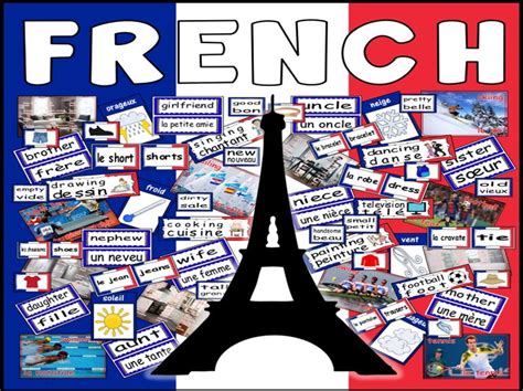 French Language Teaching Resources Display Flashcards Posters Set 2