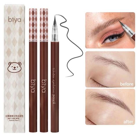 Biya Eyebrow Stroke Pen Liquid Waterproof Eyebrow Pencil Ultra Fine