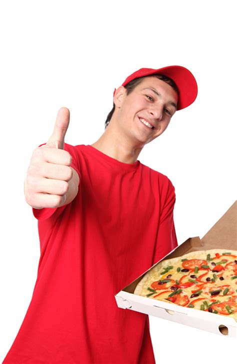 Download Hd Delivery Png Download Pizza Delivery Guy Png Transparent