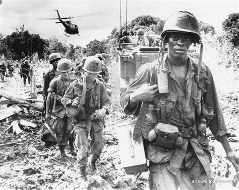 This Picture Is Of The Vietnam War Which Happened In The 1960s This