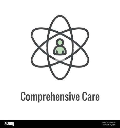 Comprehensive Care Icon W Health Related Symbolism And Image Stock Vector Image And Art Alamy