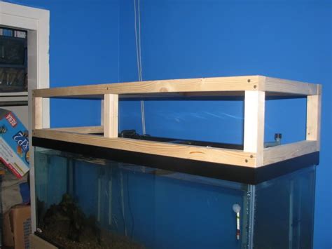 Diy Canopy Do Most Of You Build The Canopy To Rest On Top Of Tank Or