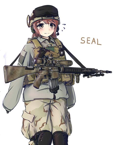 Anime Military Military Girl Military Drawings Anime Warrior Girl