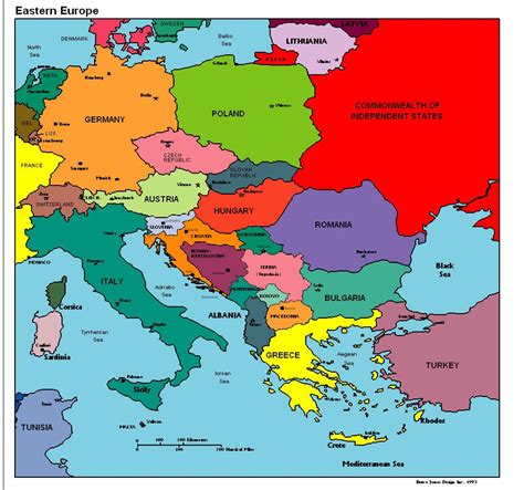 Eastern Europe Political Map Vacations In Eastern Europe Pinterest