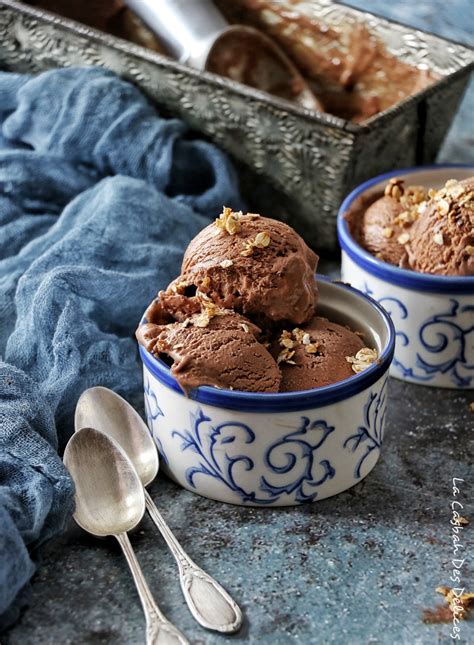 Comment faire une glace, un sorbet maison ? Glace au chocolat sans sorbetière facile - La Casbah des ...