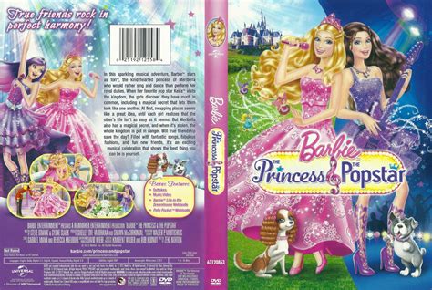 Barbie The Princess The Popstar Movie Dvd Scanned Covers Barbie Princess Popstar Dvd