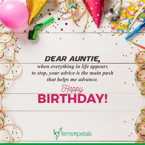 Best Happy Birthday Quotes Wishes For Aunty Ferns N Petals