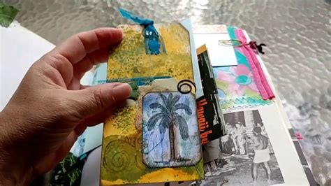 Hawaii Bound Completed Vintage Junk Journal Youtube