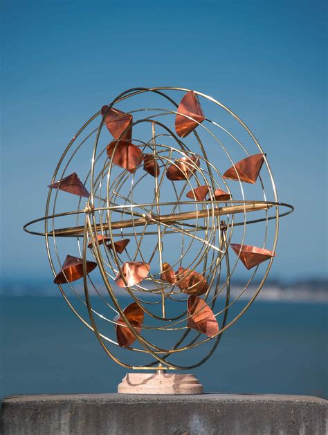 Stratasphere Wind Sculpture On Table Top Base Heitzman