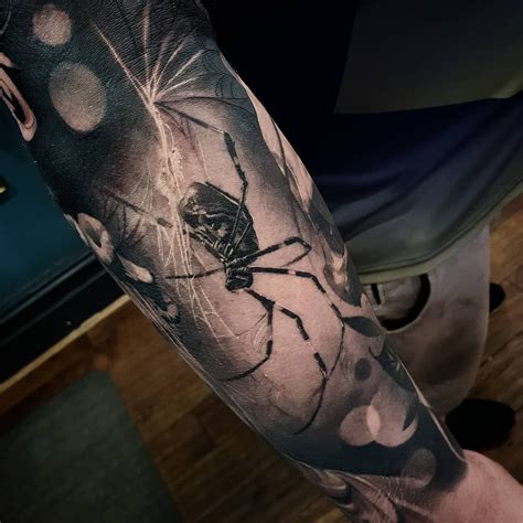 Tattoo Artist Nick Imms Black Grey Portrait Tattoo Realism Surrealism