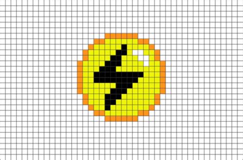 Entdecke rezepte, einrichtungsideen, stilinterpretationen und andere ideen zum ausprobieren. Pokemon Lightning Energy Pixel Art - BRIK