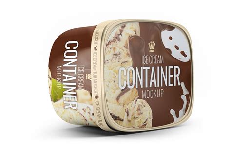 ice cream gallon mockup  psd designhooks