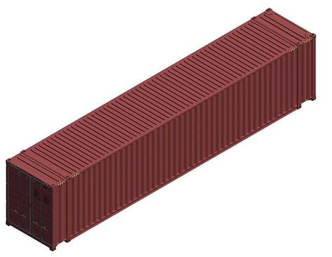 Autodesk Revit 2016 Shipping Container 45 Foot High Cube 3d Model