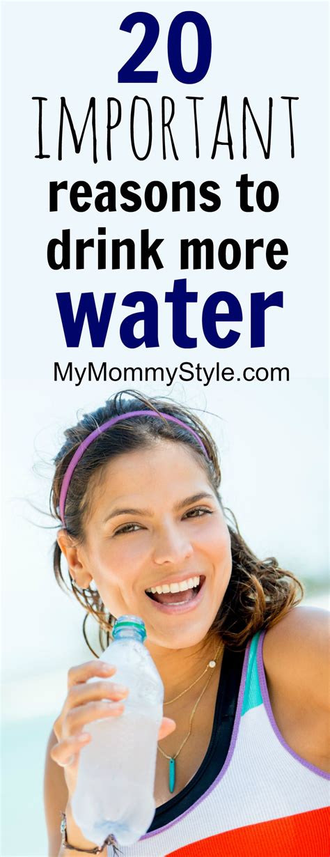 20 Important Reasons To Drink More Water My Mommy Style