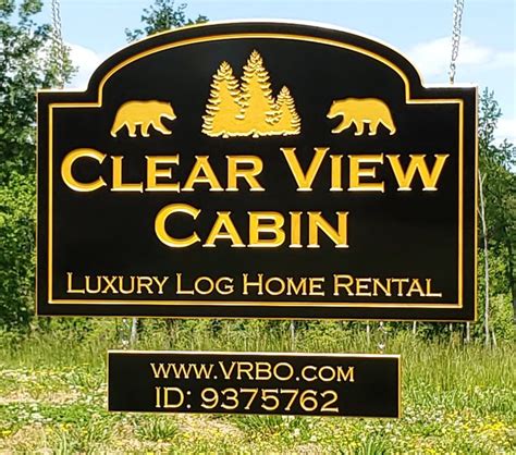 Cabin Rental Signs By Greencottagedesigns Com Custom Outdoor Signs Vacation Rentals By Owner