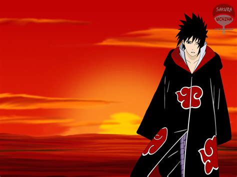 Wallpaper Uchiha Sasuke Akatsuki