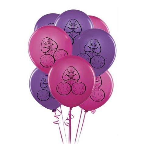 10pcslot Pecker Balloons Penis Willy Dicky Balloons Hen Stag Night