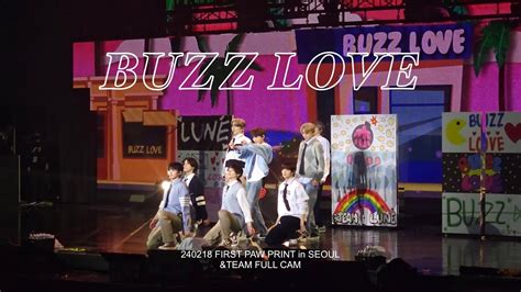 240218 First Paw Print Andteam 앤팀 서울콘 Buzz Love Full Cam 직캠 Youtube