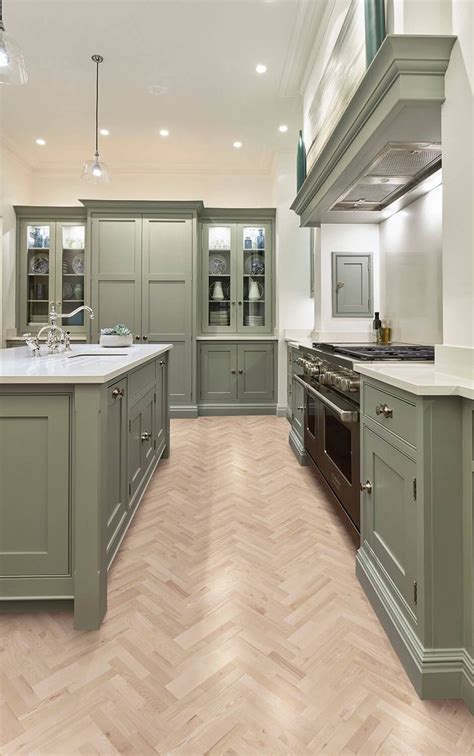 Choose paint colors with a color wheel. Sage Green Kitchen | Shaker Kitchens | Tom Howley ...