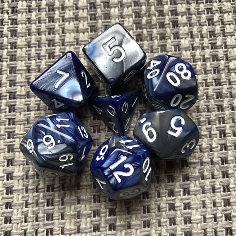 Mayitr Pcs Colorful Dungeons Dragons Dices Series Multi Sided Polyhedral Dice Entertainment
