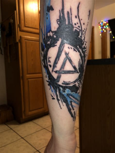 Linkin Park Tattoo On Bfs Arm Linkinpark Angel Wings Tattoo On Back
