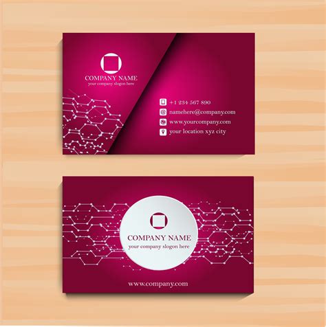 Those help you launch your e business card much more quickly than designing one on a blank slate. Abstract Business Card (with Electronic Circuit Touch)