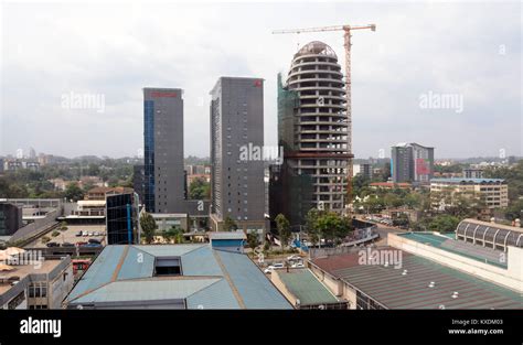 Elevated View Of Westlands Nairobi Kenya Stock Photo Alamy
