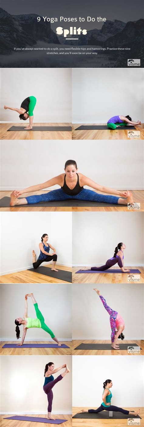 Yoga Sequences Yoga Poses Splits Stretches How To Do Splits Tight Hips Sequencing Learning
