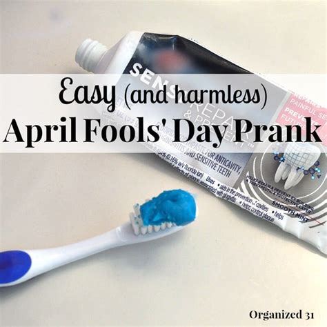 Easy April Fools Day Prank Idea Organized 31