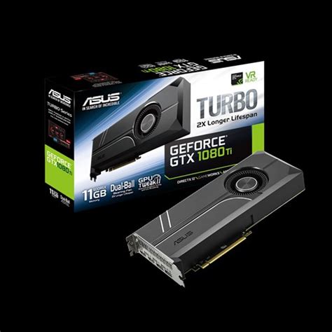 ASUS GeForce GTX 1080 TI 11GB Turbo Edition VR Ready 5K HD Gaming HDMI