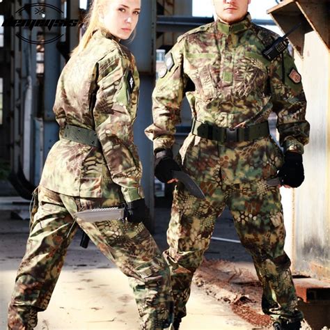 Multicam Camouflage Army Military Uniform Men Tactical Cargo Pants Bdu