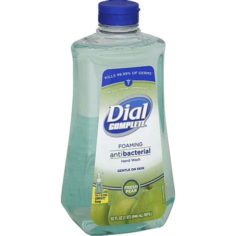Dial Hand Wash Foaming Antibacterial Fresh Pear Pantry Superlo Foods