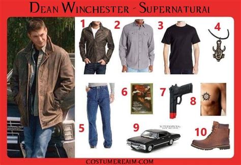 Dress Like Dean Winchester From Supernatural Dean Winchester Halloween
