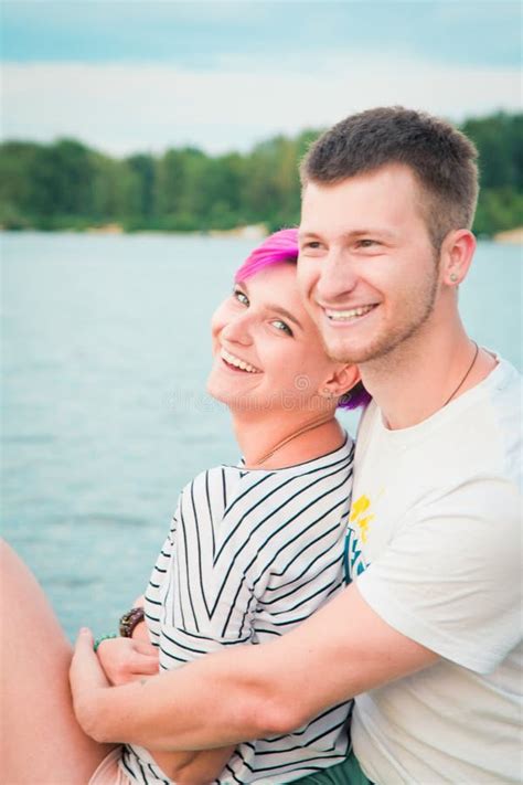 Happy Couple Having Fun Laughing Stock Image Image Of Friendship