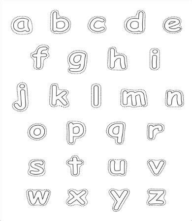 Aa, bb, cc, dd, ee, ff, ss ; Free Printable Alphabet Letter -9+ Free PDF, JPEG Format ...
