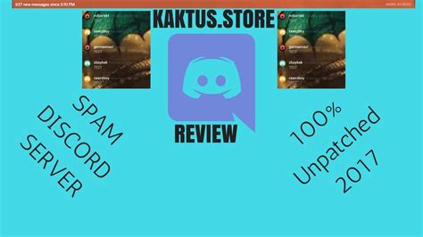 How To Spam Discord Servers Kaktusstore 100 Working 2017 New