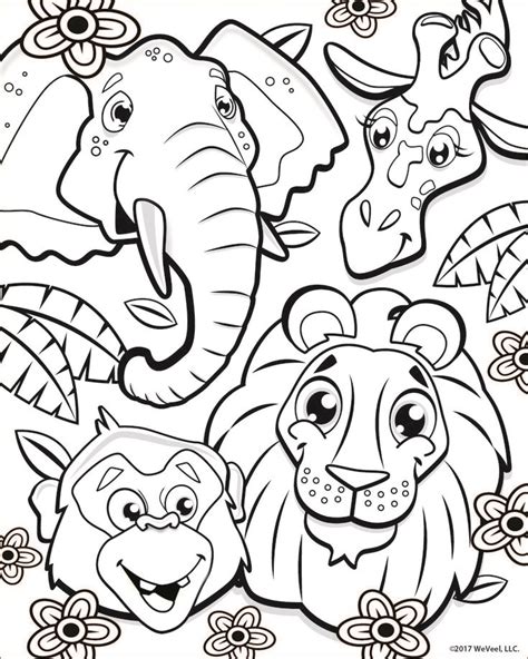 Coloring Pages Jungle Zoo Coloring Pages Jungle Coloring Pages Zoo