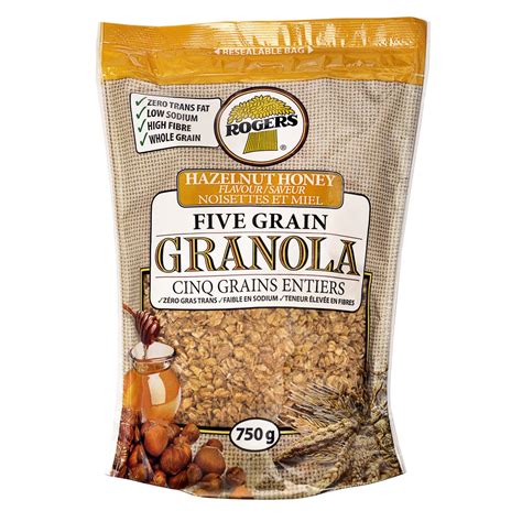 Rogers 5 Grain Hazelnut Honey Granola Stong S Market