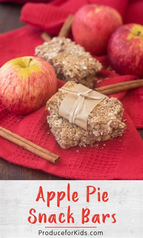 Apple Pie Snack Bars Recipe In 2020 Snacks Healthy Kid Friendly