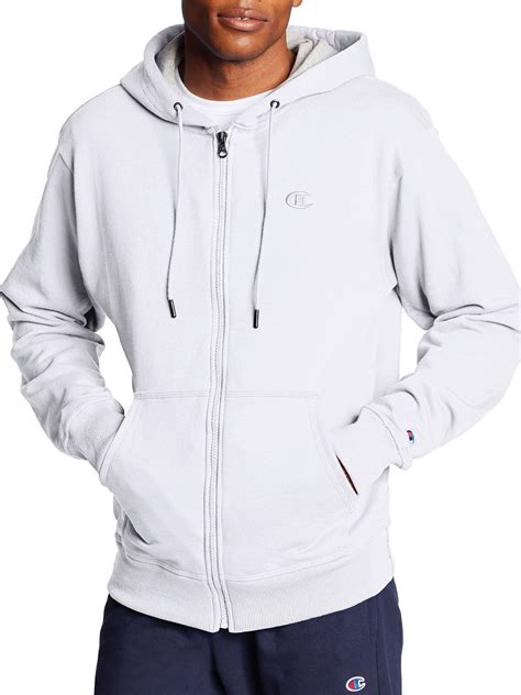 champion men s and big men s powerblend zip up hoodie sizes up to 2xl