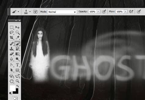 Spooky Ghost Text Effect Photoshop Tutorial Photoshop Tutorial Psddude