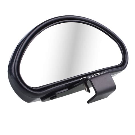 Convex Clip On Half Oval Rearview Blind Spot Mirror For Car Auto Vehicles 690182782704 Ebay