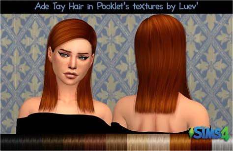 Mertiuza Ade Darma`s Tay Hair Retextured Sims 4 Hairs