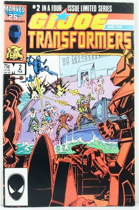 Comic Book Marvel Comics G I Joe And The Transformers 2